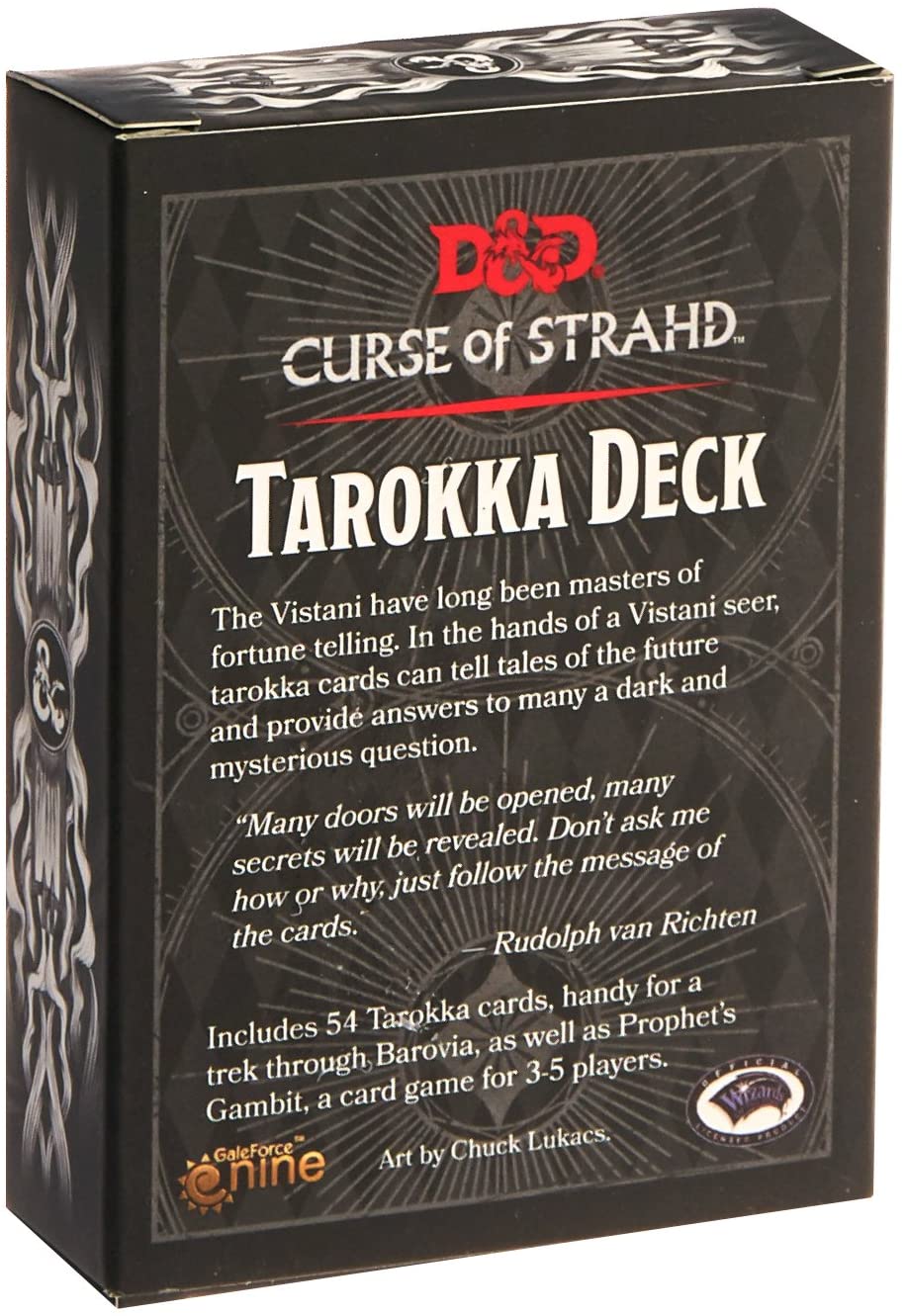 Dungeons and Dragons : Curse of Strahd Tarokka Deck